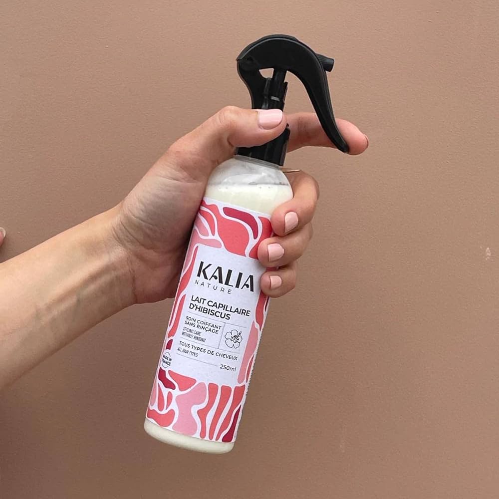 Lait capillaire hydratant à l'hibiscus | KALIA NATURE