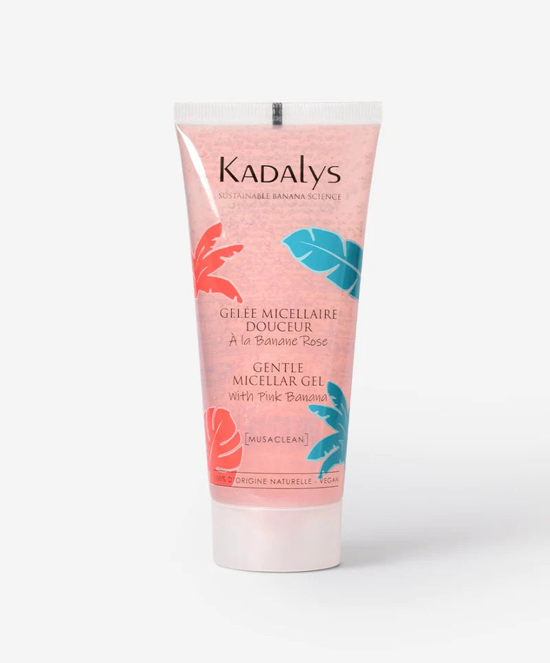 Gelée micellaire douceur visage à la banane rose | KADALYS