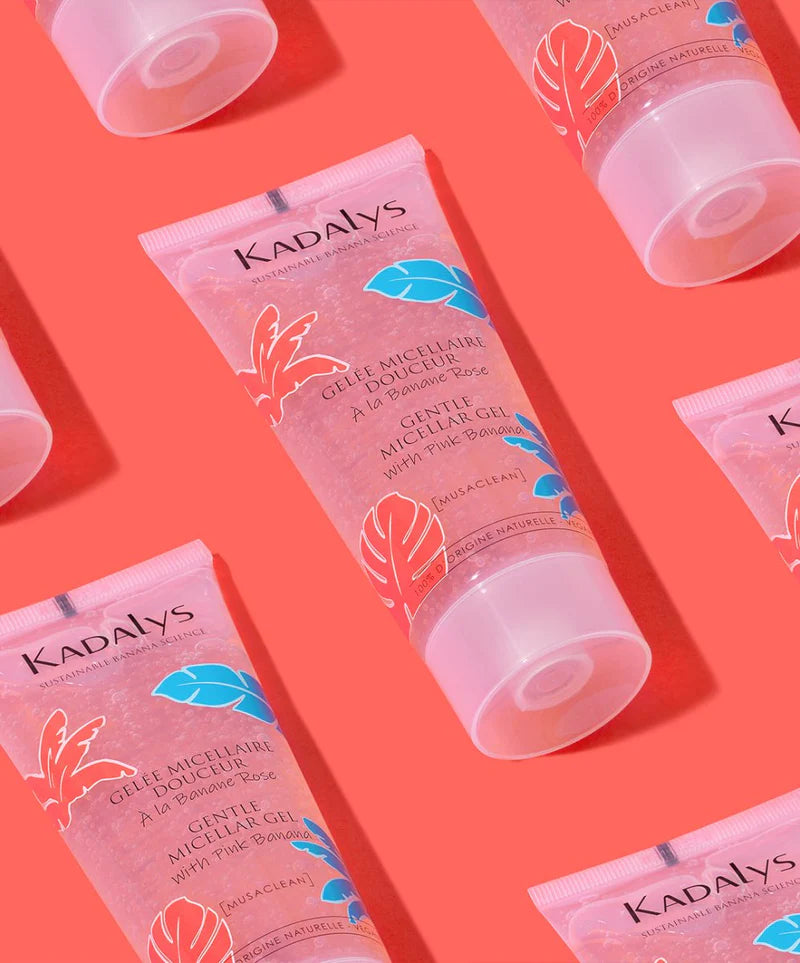 Gelée micellaire douceur visage à la banane rose | KADALYS
