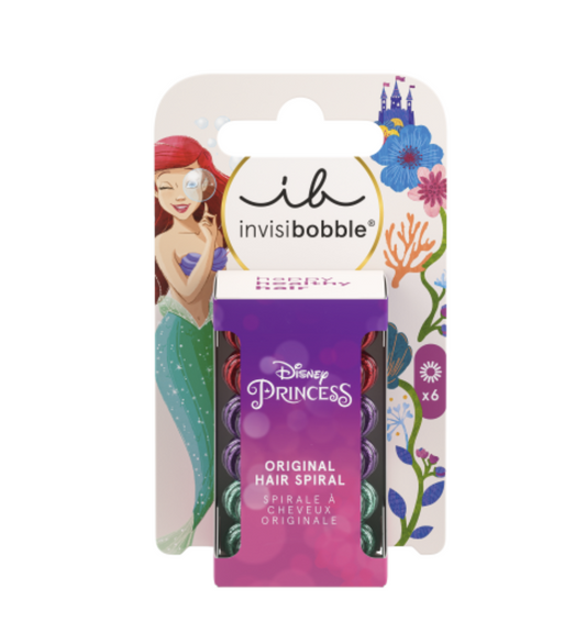 Spirales colorées enfant princesses Disney lot de 6 | INVISIBOBBLE