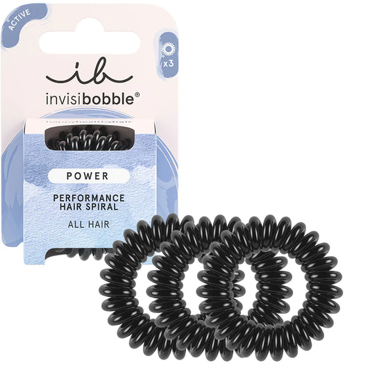 Spirales noires anti-migraine lot de 3 | INVISIBOBBLE